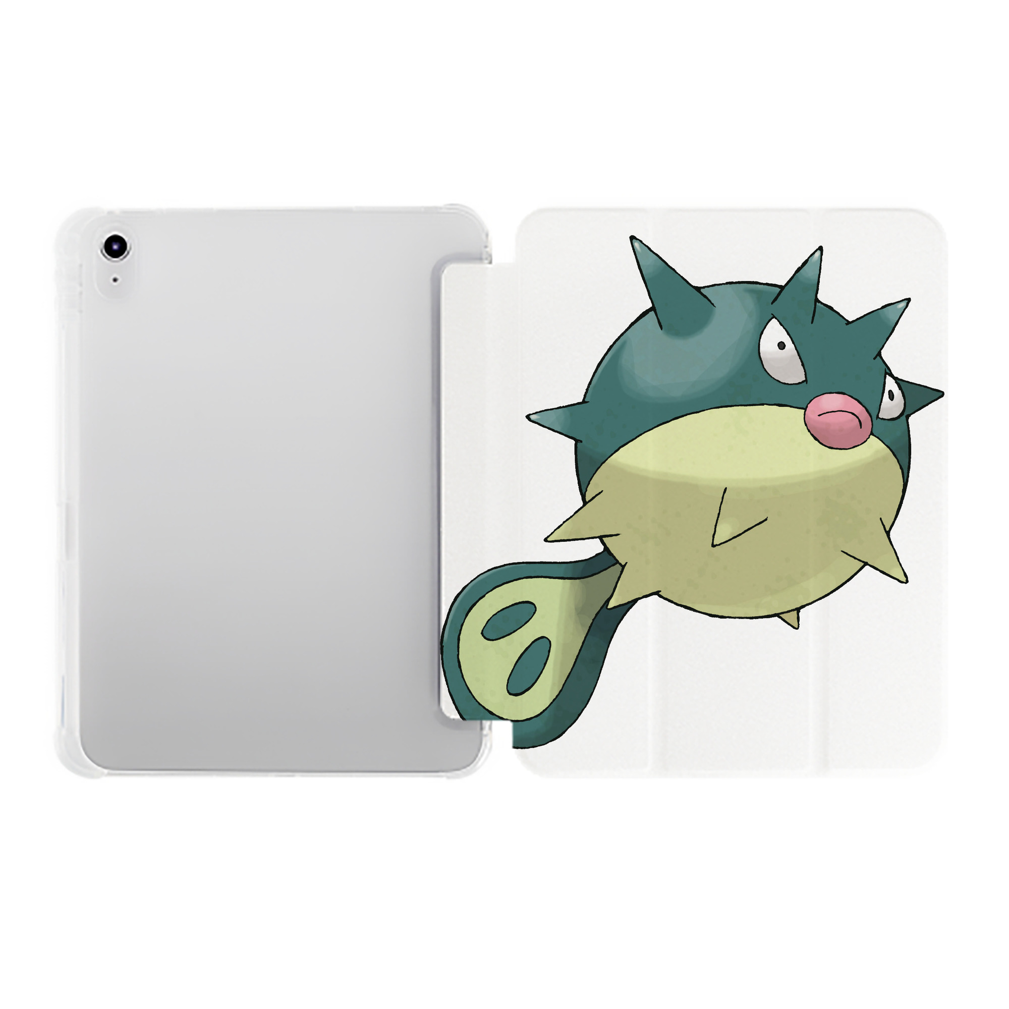 （画像用） ポケットモンスター Pokémon IPad ケース ペン収納付き 三つ折りスタンド PUレザー×シリコン 対応機種9.5/10.5/10.9インチ